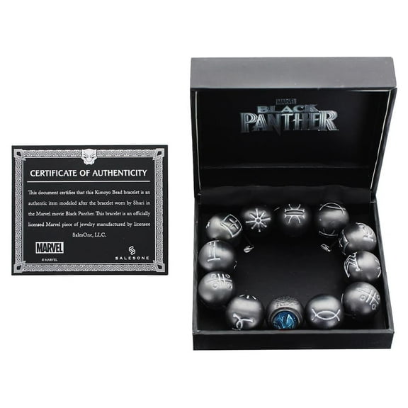 Black Panther Kimoyo Bead Bracelet, Blue