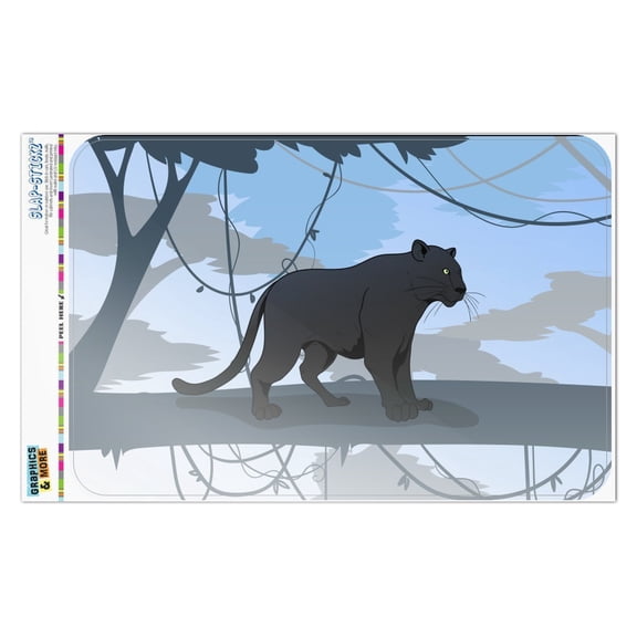 Black Panther Leopard Jaguar Forest Home Business Office Sign
