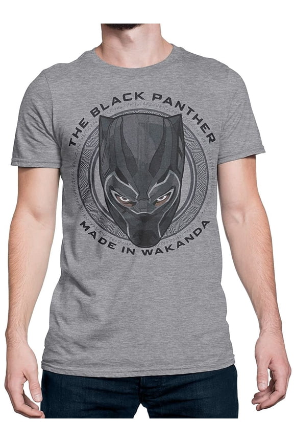 Made In Wakanda Grey Tee Shirt