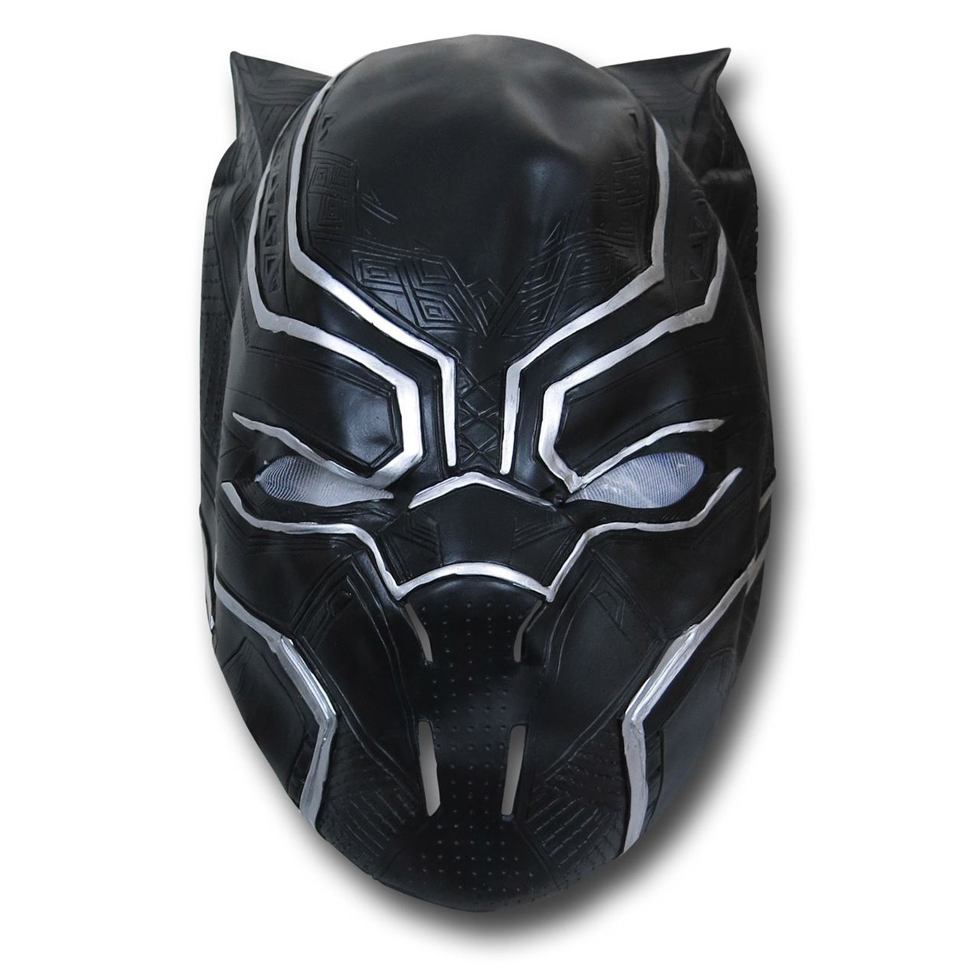 Black Panther Marvel Superheroes Black Vinyl Halloween Costume Mask, for Adult - image 1 of 3