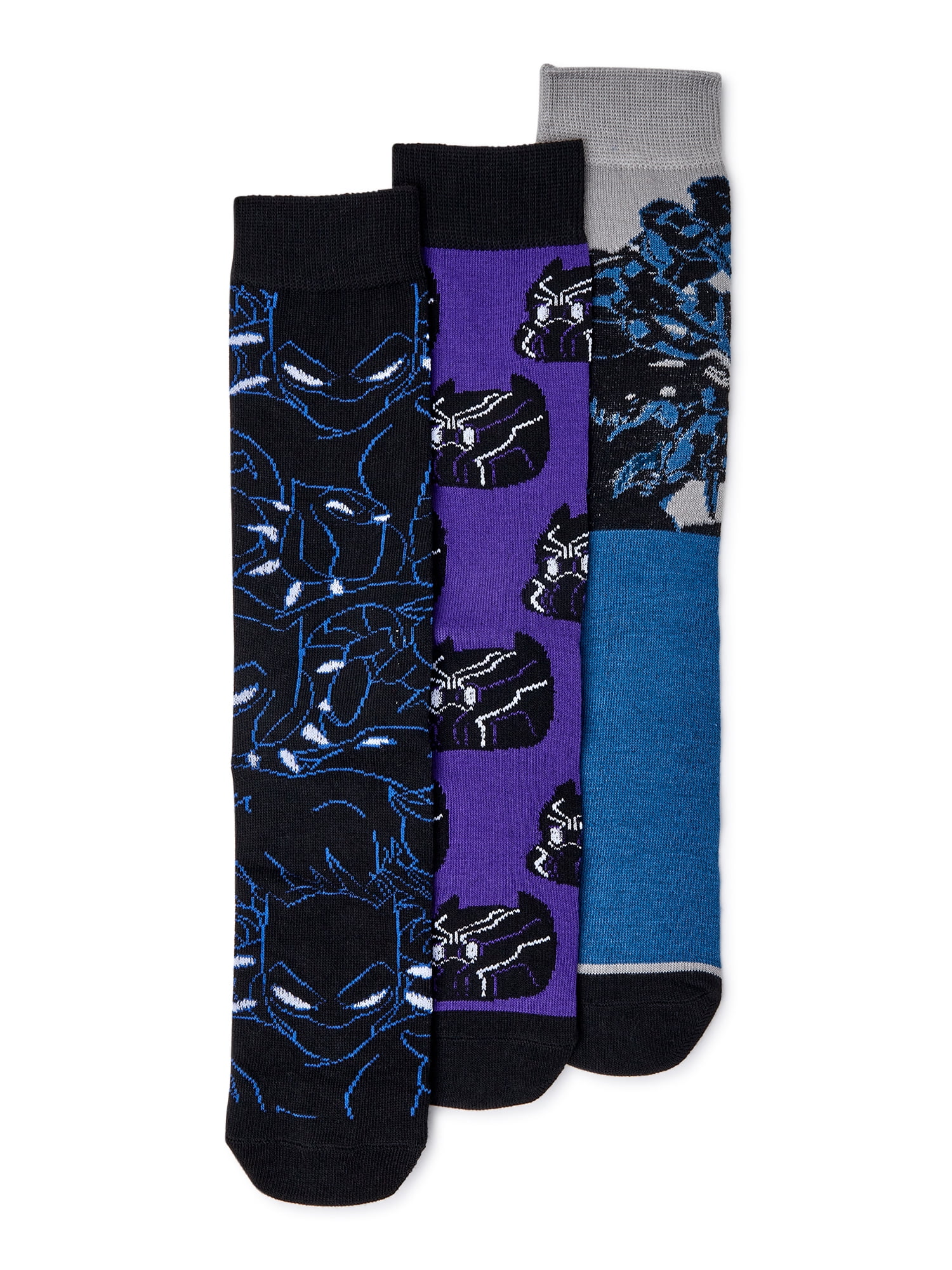 Black Panther Men's Socks, 3Pack