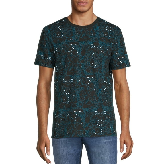 Black Panther Mens & Big Mens Graphic Tee with Short Sleeves, Sizes S-3XL