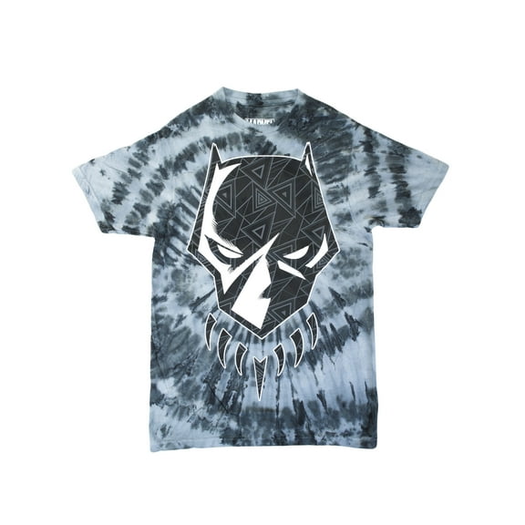 Black Panther Mens T-Shirt - Stylized Geometric Styled Panther Logo Image