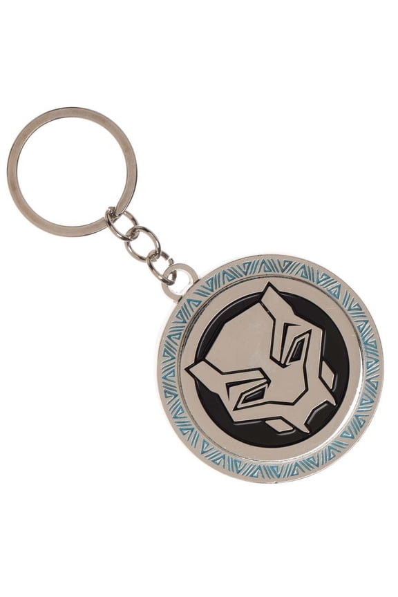 Black Panther Metal Movie Logo Keychain