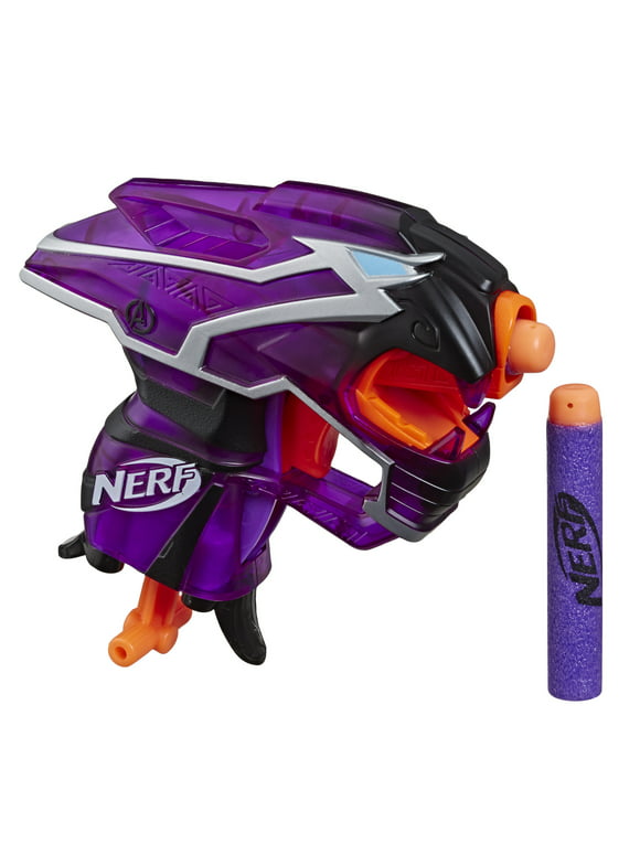 Black Panther Nerf MicroShots Marvel Toy Blaster, Ages 8 and Up