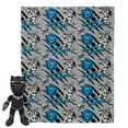 thumbnail image 1 of Black Panther Panther Kids Silk Touch Throw Blanket with Plush Hugger, 1 of 2