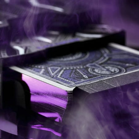 Black Panther (Purple Gilded) Playing Cards by Card Mafia