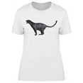 thumbnail image 1 of Black Panther Roaring. Sticker T-Shirt Women -Image by Shutterstock, Female Medium, 1 of 2
