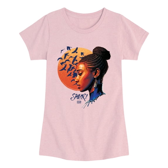 Black Panther - Shuri Portrait Girls' Fitted Short Sleeve Graphic T-Shirt