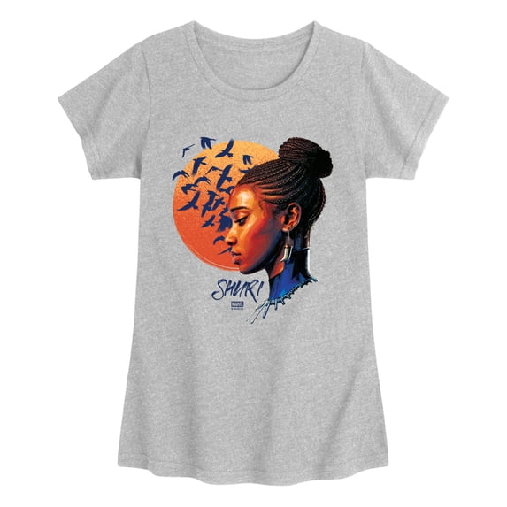 Black Panther - Shuri Portrait Girls' Fitted Short Sleeve Graphic T-Shirt