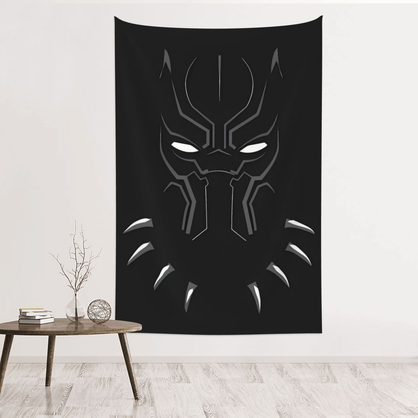 Black Panther Tapestry Wall Blanket,Backdrop Poster Wall Hanging Room