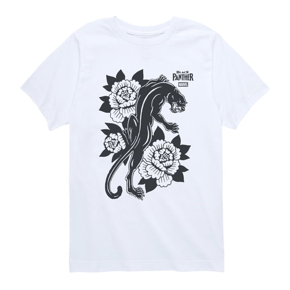 Black Panther - Tattoo Boys' Short Sleeve Graphic T-Shirt
