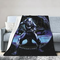 Black Panther Throw Blanket Kids Plush Blanket Ultra-Soft Micro Flannel Fleece Blanket for Bedding Sofa Travel 30"x40"