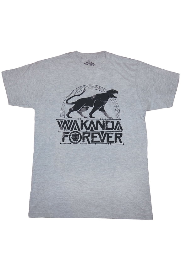 Black Panther Wakanda Forever Distressed T-Shirt