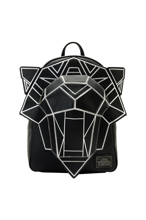 Black Panther Wakanda Forever Figural Mini Backpack By Loungefly