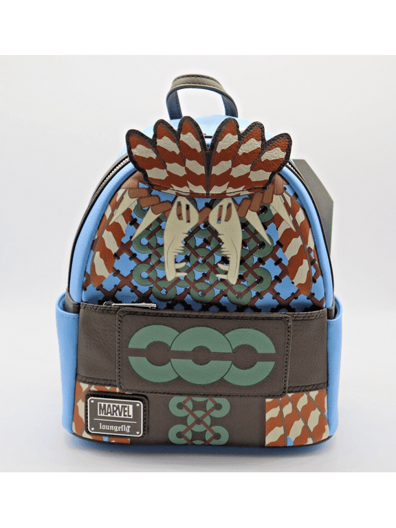 Black Panther Wakanda Forever Figural Mini Backpack By Loungefly
