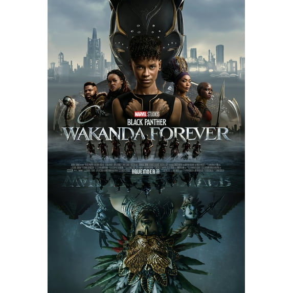 Black Panther Wakanda Forever Movie Poster Glossy Quality Paper No Frame Photo Art Print Size 11x17