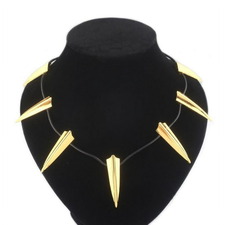 Black Panther Wakanda Forever Necklace Gold Color Walmart