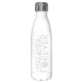 thumbnail image 1 of Black Panther: Wakanda Forever Logo Stainless Steel Water Bottle White 17 oz., 1 of 3