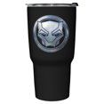 thumbnail image 1 of Black Panther: Wakanda Forever Vibranium Panther Logo Stainless Steel Tumbler w/Lid Black 27 oz., 1 of 3