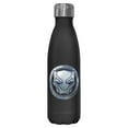 thumbnail image 1 of Black Panther: Wakanda Forever Vibranium Panther Logo Stainless Steel Water Bottle Black 17 oz., 1 of 3