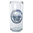 thumbnail image 1 of Black Panther: Wakanda Forever Vibranium Panther Logo Tritan Can Shaped Cup Clear 16 oz., 1 of 3