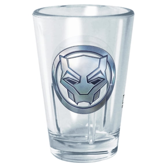 Black Panther: Wakanda Forever Vibranium Panther Logo Tritan Shot Glass Clear 2 oz.