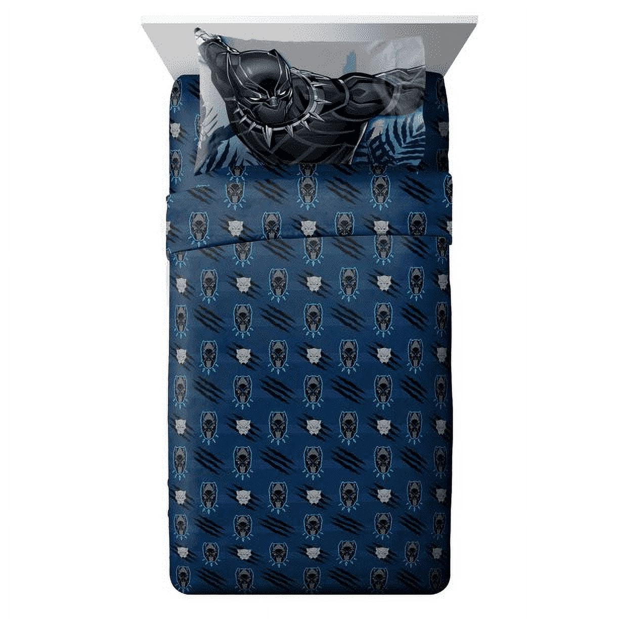 Black Panther Wakanda King 4 Piece Full Sheet Set
