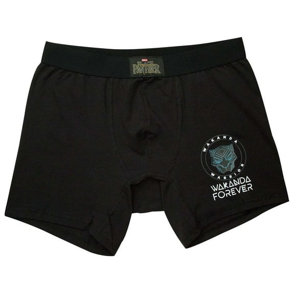 Black Panther Wakanka Forever Men's Underwear Boxer Briefs-Large (36-38)