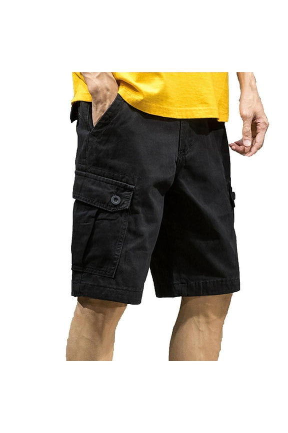 Black Pants for Man Summer Fall Work Cargo Casual Thin Straight Leg Basic Pants Shorts Mens 2026 Clothing Trendy Country Concert 4XL