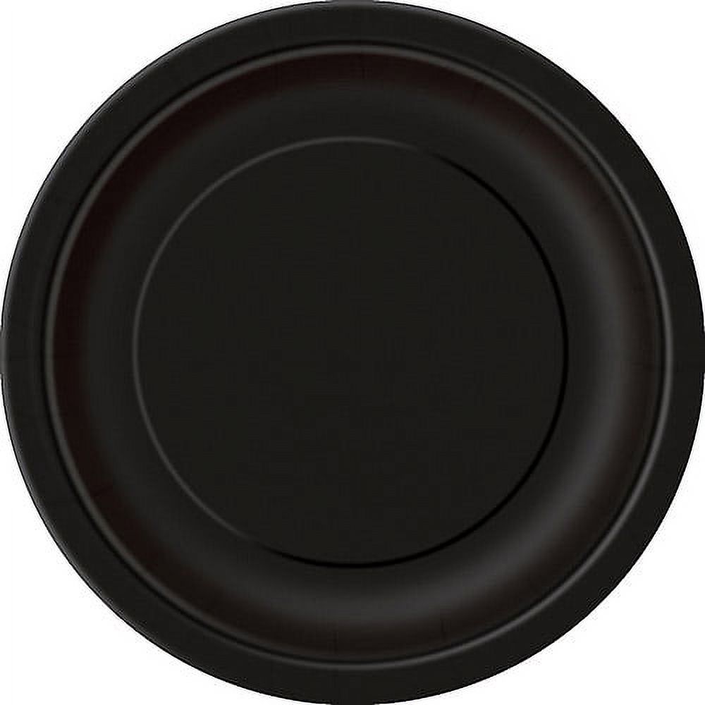 Black Paper Dinner Plates, 9in, 55ct - image 1 of 4