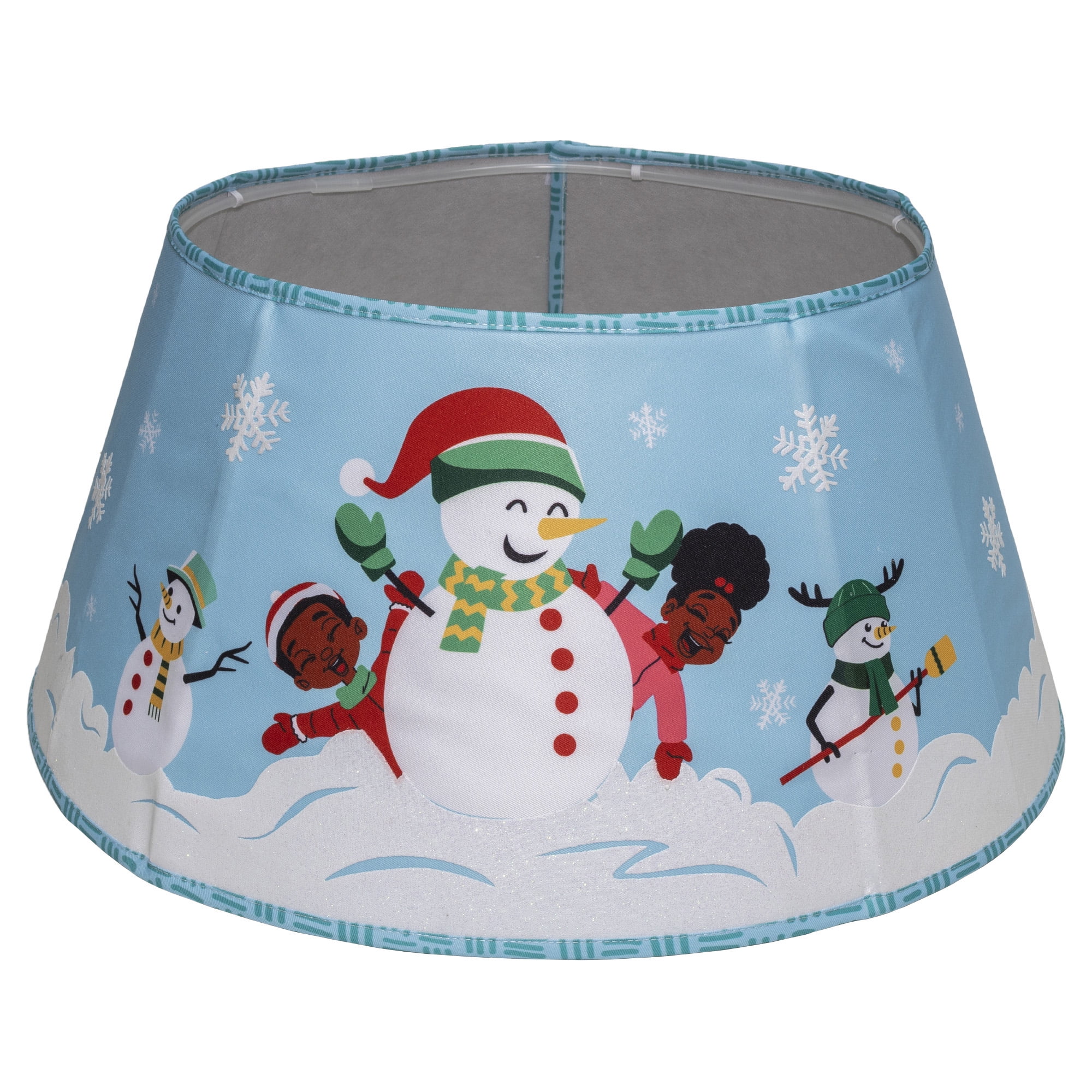 Black Paper Party Christmas Tree Stand Band™, Snow Fun, 22" L x 11" W