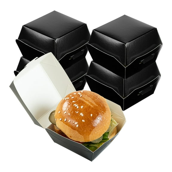 Bio Tek Black Paper Slider Box - 2 1/2" x 2 1/2" x 2" - 100 count box