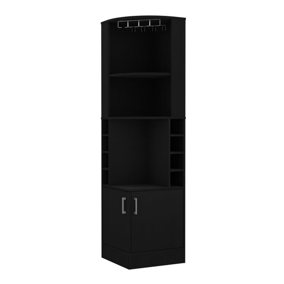Two Door Bottom Cabinet, 8 Wine Cubbies - Suitable for Home Bar Decor