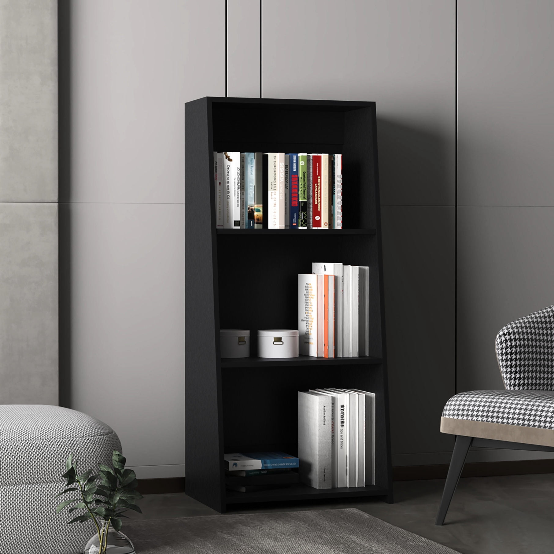Black Particle Board | Versatile Storage in Living Rooms or Bedrooms ...