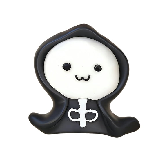 Black Party Decor, 3X4 In, Soft Grim Reaper Toy, Halloween Bat Decorations, Squeeze Party Favors, Seasonal Home Accent, 1 Pc