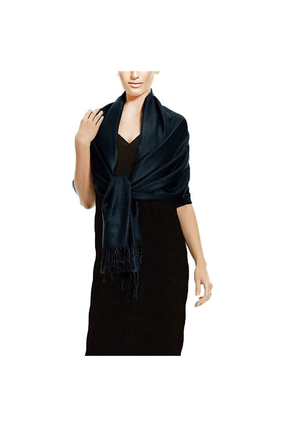 Black Pashmina Shawl Wrap Scarf