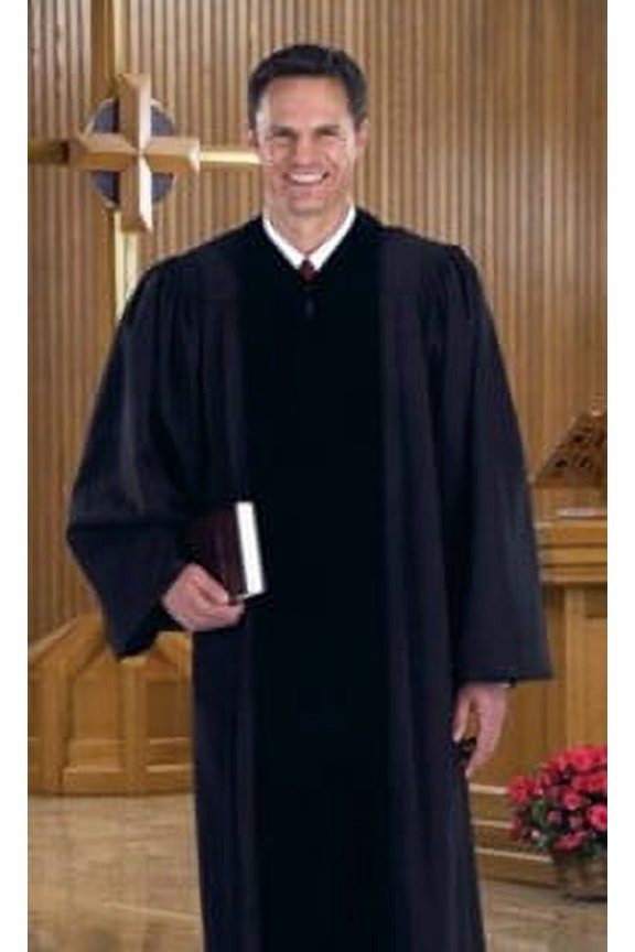 Black Pastor / Pulpit Robe (Large 57) Large 57