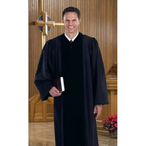 Black Pastor / Pulpit Robe (Large 57) Large 57