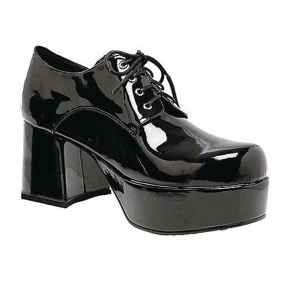 Black Patent Platform Shoes Size 8 9 Walmart