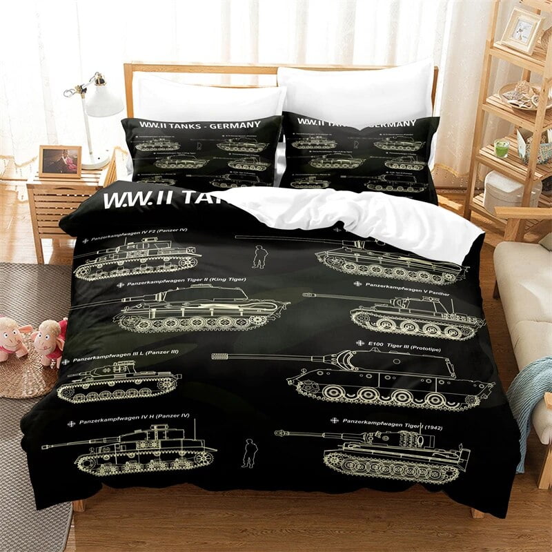 Black Pattern Bedding Set For Bedroom Soft Bedspreads For Bed Home Comefortable Duvet Cover