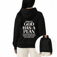thumbnail image 1 of Black Pattern S-2XL Jeremiah 29 11 God Has A Plan Hoodie Sweatshirt Pattern Sweatshirt Christian Faith Scripture Church Gift Tops, 1 of 5