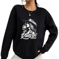 thumbnail image 1 of Black Pattern S-3XL Raisin Hell Cowgirl Sweatshirt Pattern Sweatshirt Western Country Girl Fashion Gift Tops, 1 of 5