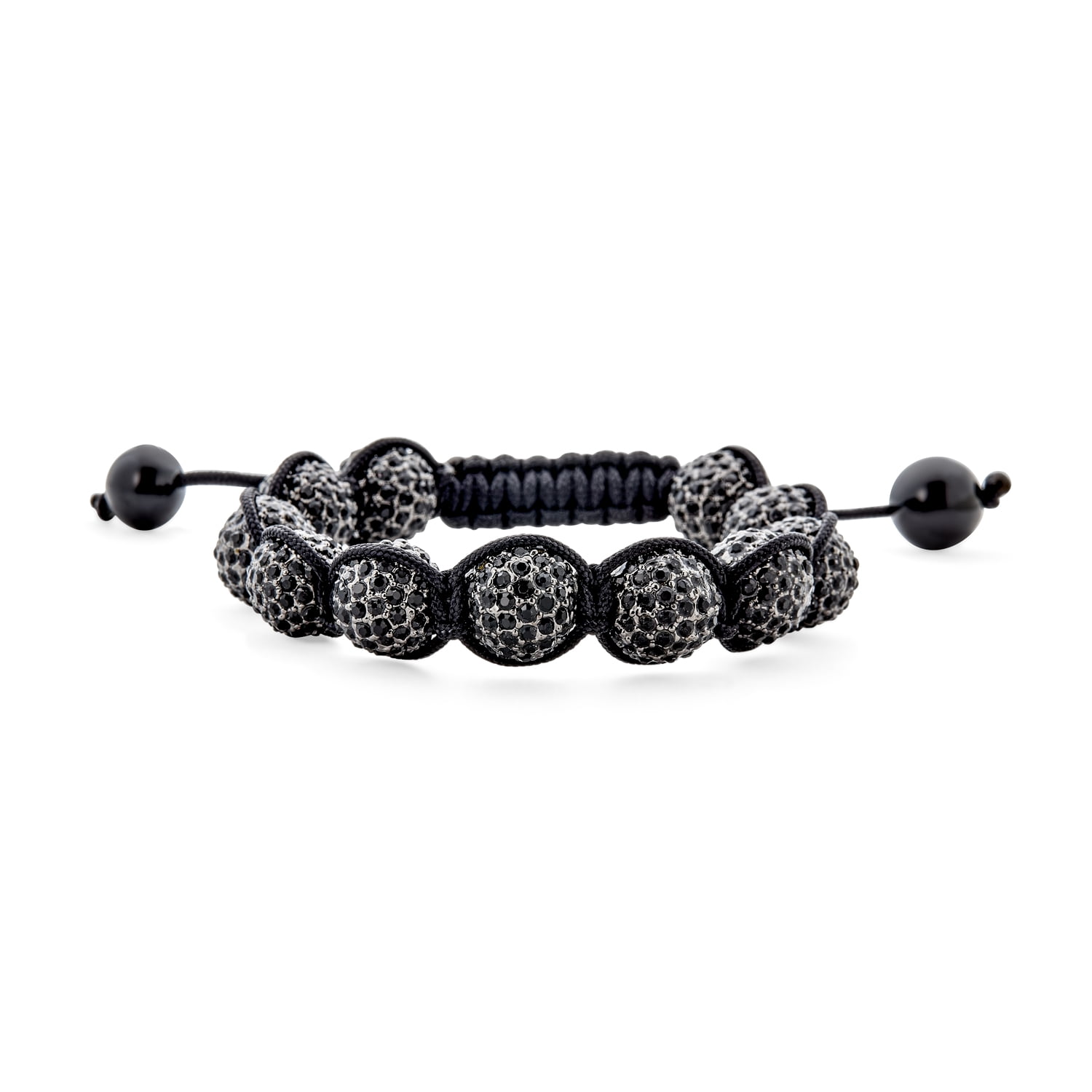 Black shamballa bracelet deals