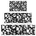 thumbnail image 1 of Black Paw Kitchen Rugs Sets Of 3,Kitchen Runner Rugs Non Skid Washable,Decorative Kitchen Floor Mats for Kitchen,Sink,Laundry,17"x30"+ 17"x47" + 17"x59", 1 of 6