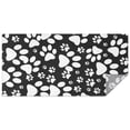 thumbnail image 1 of Black Paw Rectangle Tablecloth 60"x120",Waterproof Polyester Rectangle Table Cloth, Wipeable Spillproof Polyester Tablecloth for Dining, Camping, Indoor and Outdoor, 1 of 6
