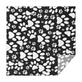 thumbnail image 1 of Black Paw Square Tablecloth,Waterproof Square Table Cover,Wipeable Spillproof Washable Table Cover for Home Kitchen Party Decor 42"X42"(107x107cm), 1 of 6