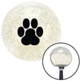 thumbnail image 1 of Black Pawprint Clear Metal Flake Shift Knob with M16 x 1.5 Insert Shifter Auto Brody, 1 of 1