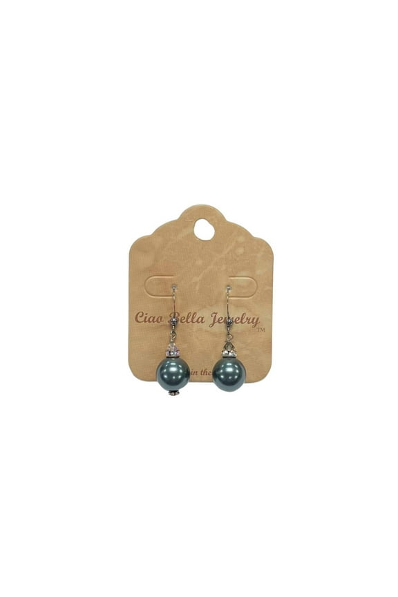 Black Pearl Elegant Drop Earrings