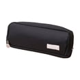 thumbnail image 1 of Black Pencil Case Large Capacity, Multi-Compartment Oxford Cloth Stationery Storage Bag with Zipper, Small Pen Pouch for Students Office, 9x3.4x3.5 Inch, 1 of 6